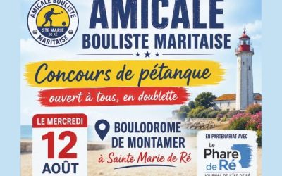 Concours de pétanque du Phare de Ré