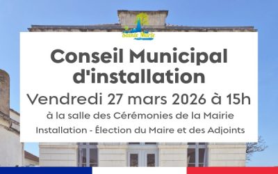 Conseil Municipal d&rsquo;installation