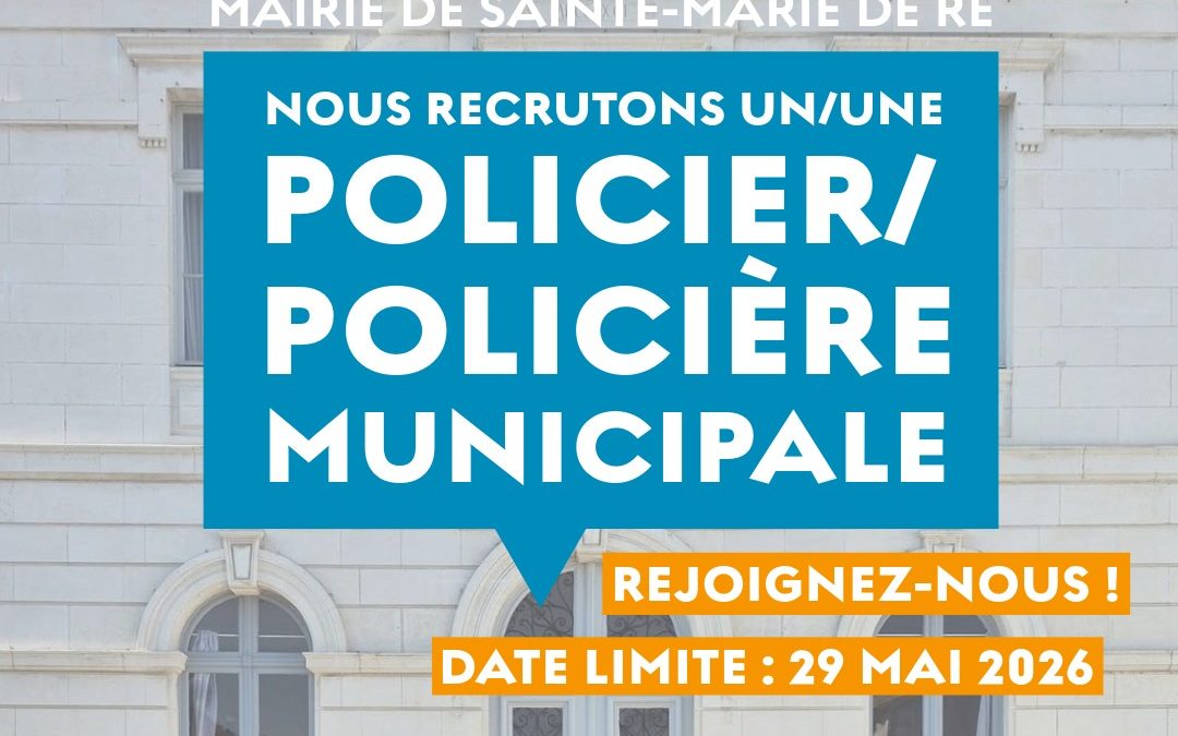 La Mairie recrute un/une policier/policière municipale