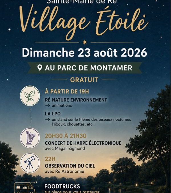 Soirée Village étoilé au Parc de Montamer