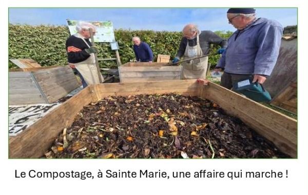 Réunion citoyenne : Le Compostage, à Sainte Marie, une affaire qui marche !