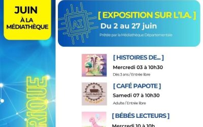 Juin à la médiathèque : le mois du Numérique