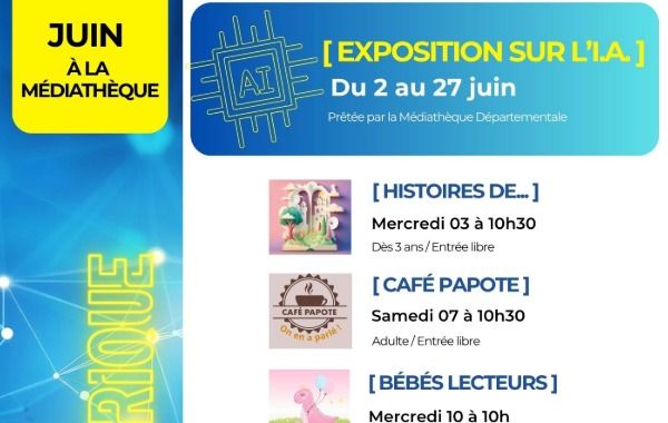 Juin à la médiathèque : le mois du Numérique