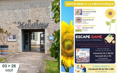 Septembre à la médiathèque