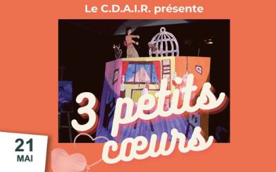Spectacle de marionnettes « 3 petits cœurs »