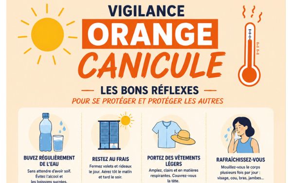 VIGILANCE ORANGE CANICULE