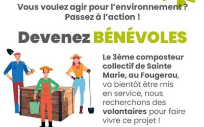 Devenez bénévole du nouveau composteur collectif