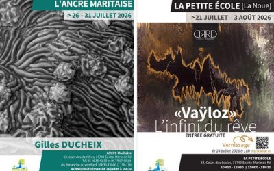 Les expos de Sainte-Marie Du 26 juillet au 3 août