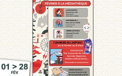 Un Février Japonais à la Médiathèque ! ⛩️