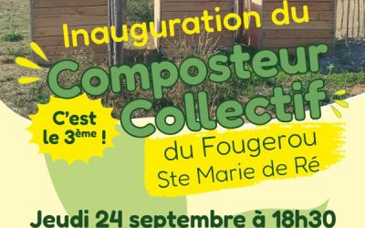 🌱 Inauguration du 3ᵉ composteur collectif au Fougerou ! 🌱