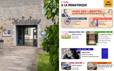 Mai à la Médiathèque : une ode aux libertés