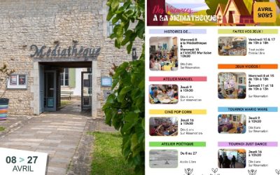 Des vacances d&rsquo;avril à la médiathèque