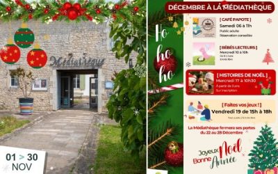 Décembre à la médiathèque