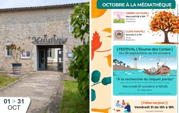 Octobre à la Médiathèque
