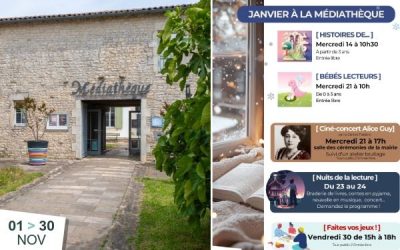 Janvier à la médiathèque