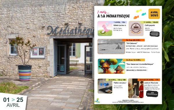 Avril à la Médiathèque