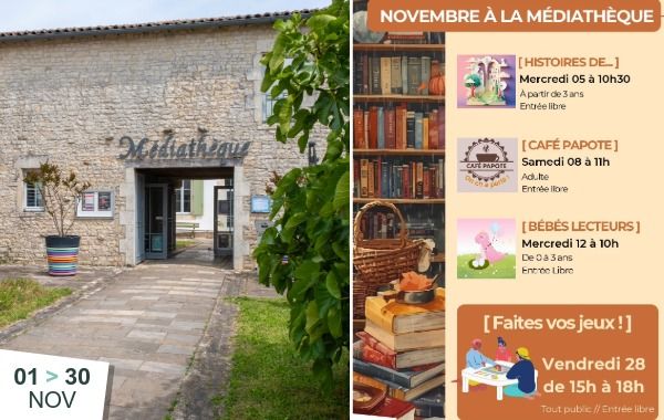 Novembre à la médiathèque
