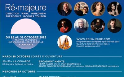 Festival Ré Majeur : programme