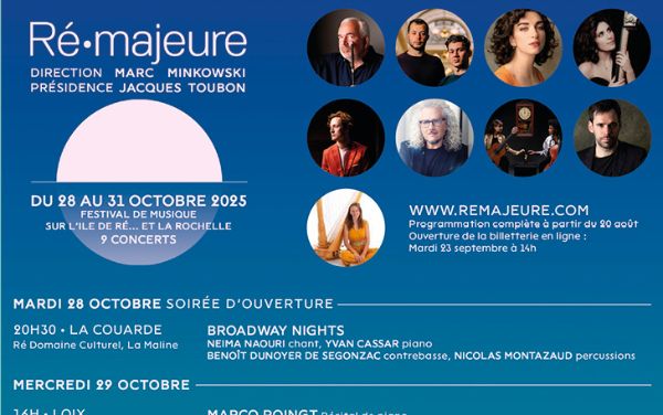 Festival Ré Majeur : programme