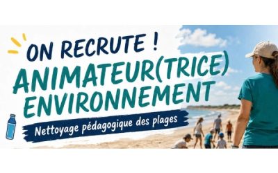 La commune recherche un(e) animateur(trice) environnement – nettoyage pédagogique des plages
