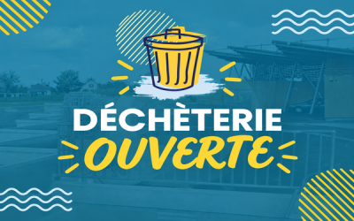 👉 La déchetterie sera ouverte le lundi 12 octobre.