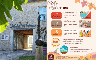 Il était une fois… octobre à la Médiathèque